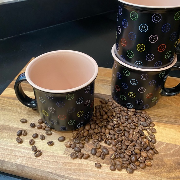 NEW Rainbow Smiley Face Coffee Mug - Picture 5 of 9